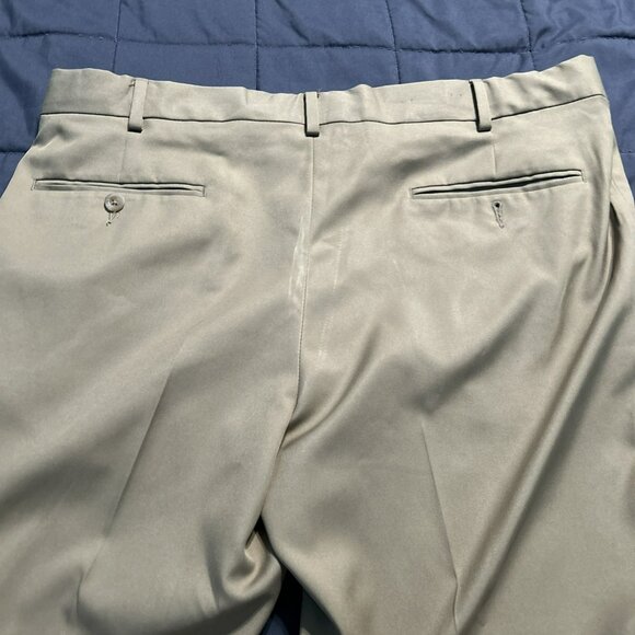 Jos A Bank Traveler Travel Tech Men's Tailored Fit 36 x 30 Khaki Dress Pants - Picture 5 of 5